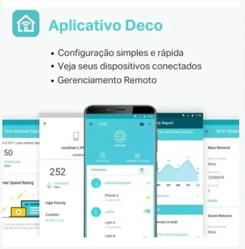 Pack 3 Roteador M5 Deco Tp-Link