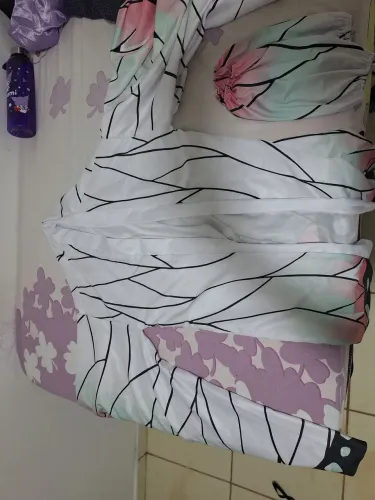 Kimono com polainas da Shinobu