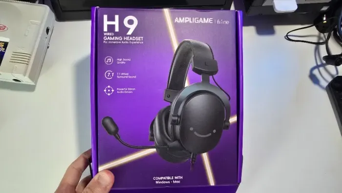 Headset gamer Fifine H9 fone de ouvido gamer com ótimo microfone e som 7.1 digital (NOVO)