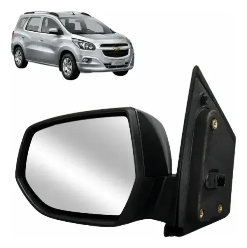 ESPELHO RETROVISOR EXT. MANUAL DIR. SPIN: 2013/2026 ORIGINAL PRONTA ENTREGA.