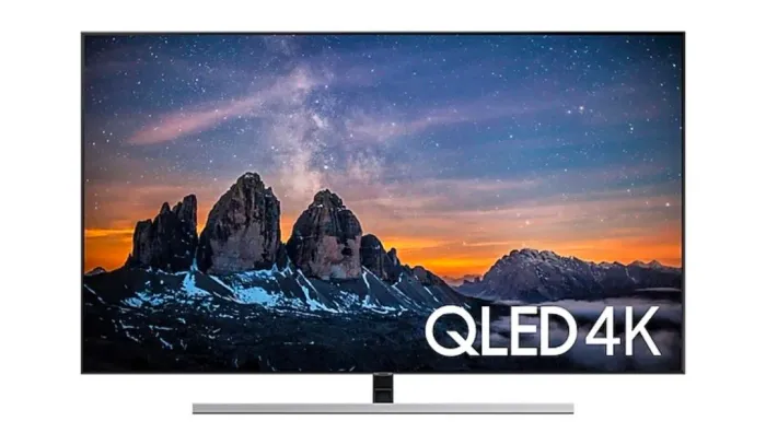 TV Samsung Qled 55 Polegadas Q80r Com One Connect + Controle Original - Tela com Defeito.