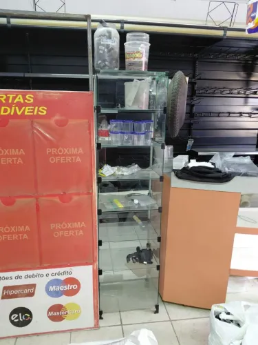 Prateleira de vidro