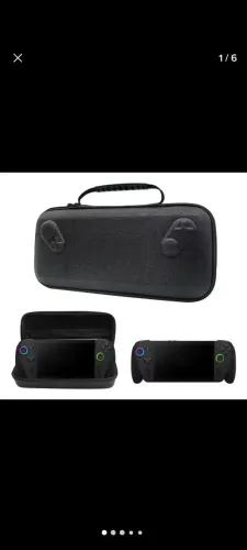 Kit para Asus Rog Ally x/z2a case+capa de silicone+película mais 2 par de gripe de brinde