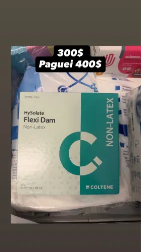 Lençol de borracha dentista 