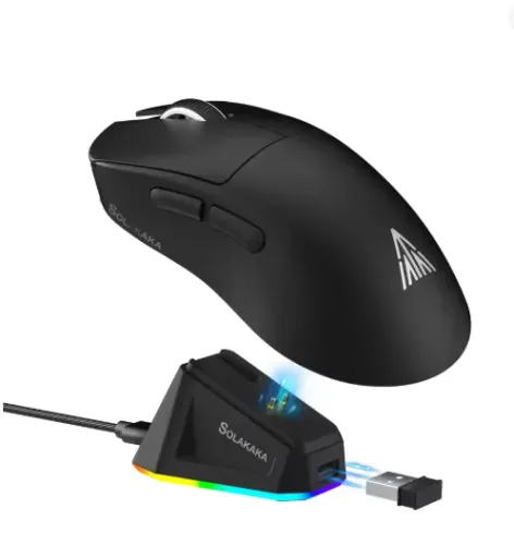 Mouse Gamer SOLAKAKA SM822 SM820 Tres modos conexão=/ sem fio (NOVO)