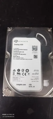 HD para computador 3.5 1tb usado funcionando perfeitamente 