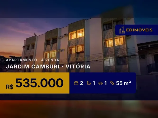 Apartamento 2 quartos em Jardim Camburi, a poucos minutos da praia e calçadão