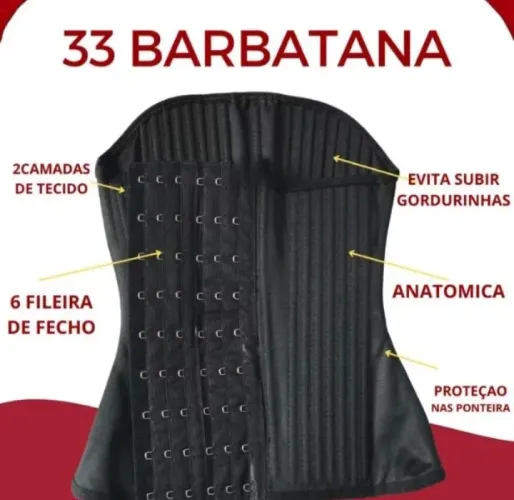 CINTA MODELADORA REDUTORA 33 BARBATANAS