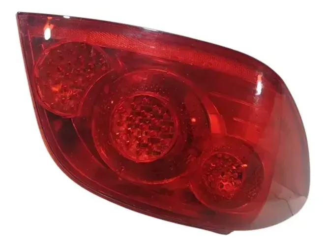 Lanterna Traseira Lado Esquerdo Peugeot 307 2009 2010 Esquerdo/motorista Vermelho