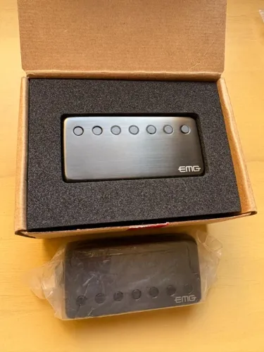 EMG 57-7H + 66-7H Black Chrome Kit para Guitarra 7 Cordas - NOVO