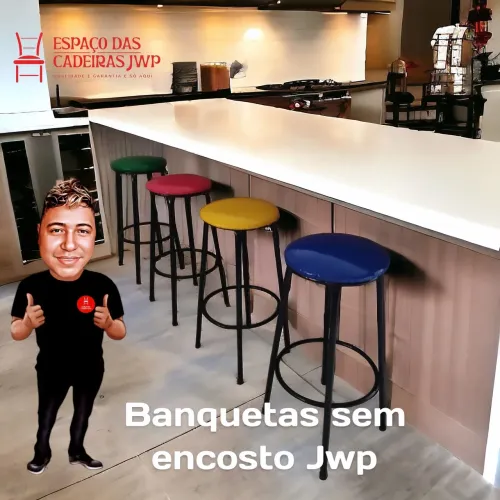 Fabricação Jwp banquetas sem encosto