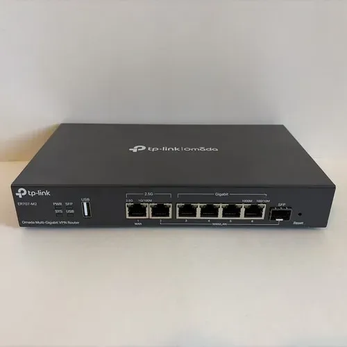 TP-Link ER707-M2 Roteador VPN Omada de 7 portas multi-Gigabit e multi-WAN