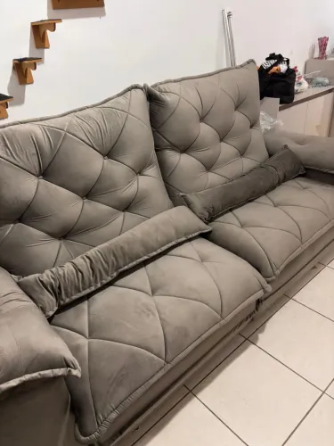 Sofá retrátil inclinável zero