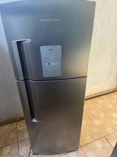 Geladeira Brastemp ative inox frost free duplex super nova