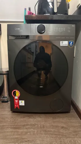 Lava e Seca 10,5kg Midea HealthGuard Titanium Conectada