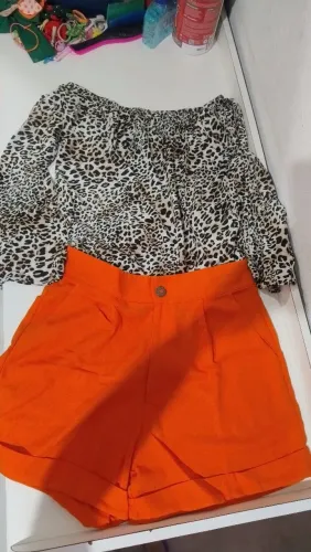 Conjunto novo,veste M, short alfitaria