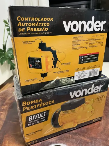 Bomba periférica 1/2 cv + Controlador automático