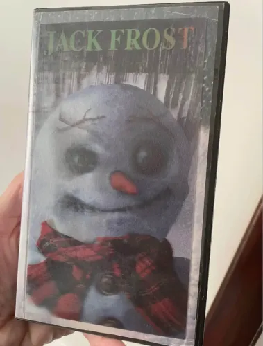 Filme VHS - Jack Frost - capa holográfica