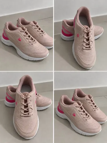 Tênis Feminino Rosa - Tamanho 34/35 - Pouquíssimo Uso.