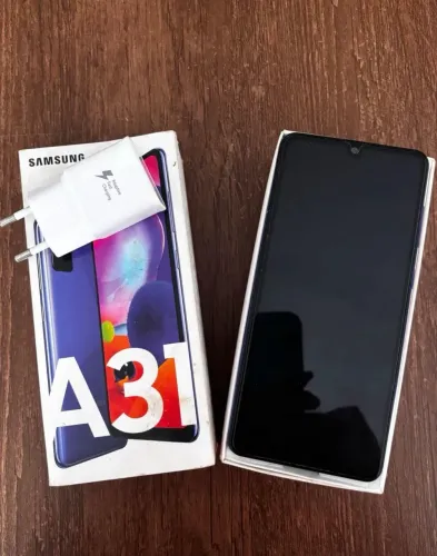 Samsung Galaxy A31 128GB Azul + Caixa + Carregador