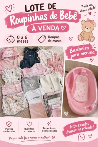 Roupas de bebê menina