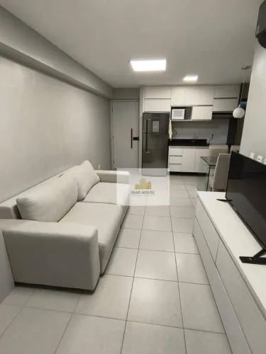 Apartamento com 1 dormitório para alugar, 33 m² por R$ 3.700,00/mês - Boa Viagem - Recife/