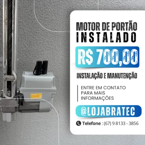Motor de portão eletrônico de 8 segundos