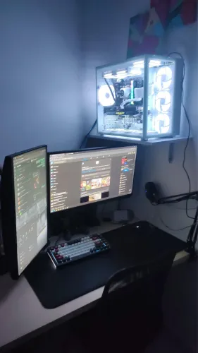 Setup Gamer Completo | i5-12400F | RTX 3060 Ti | 32GB | Odyssey G3 165Hz