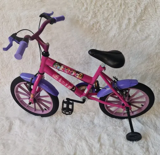 Bicicleta Personalizada Barbie Aro 16 Super Conservada! Apenas R$ 350