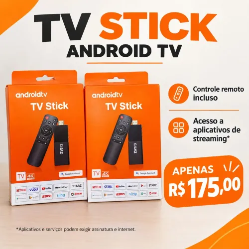 Aparelho tv stick. 175 reais novos