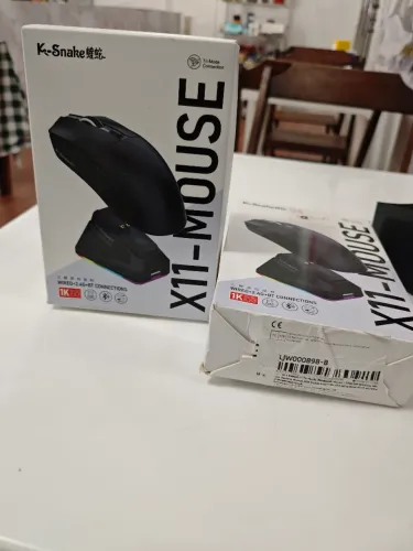 Mouse sem fio com dock k-snake última unidade 