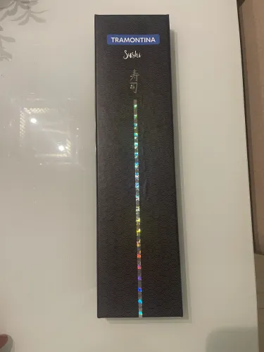 Faca Tramontina alemã sushi aço inox nova  modelo deba 8