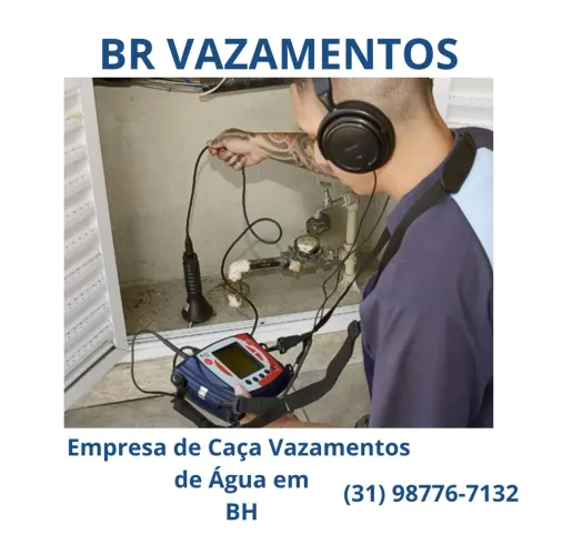 CAÇA VAZAMENTOS DE ÁGUA EM BH 