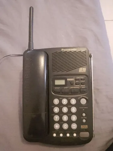 Telefone sem fio Panasonic com secretaria eletrônica