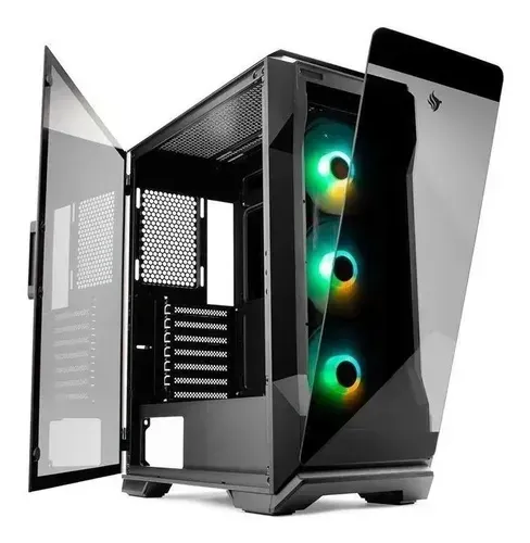 Gabinete Pichau Pouter 3 + Fonte 450w + 6 fans