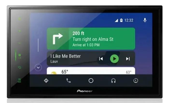 Multimídia pioneer dmh zs8280tv 8" carplay