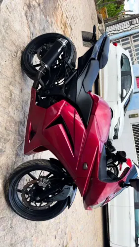 Ninja 250r vermelha 2012