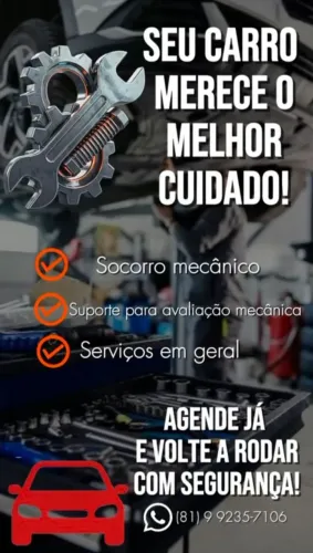 Mecânico automotivo e socorros mecânicos