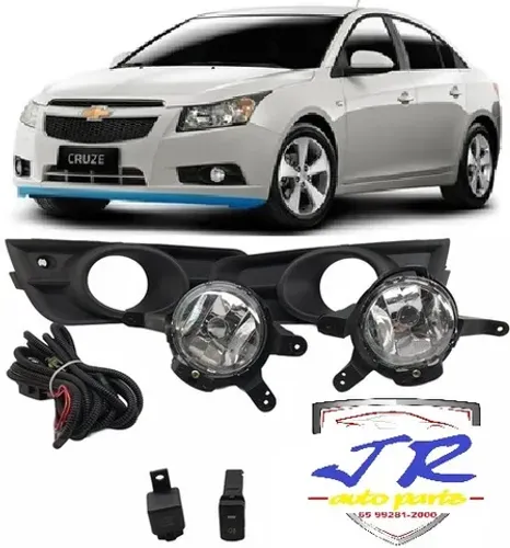 Kit Farol De Milha Cruze 2009 2010 2011 2012 2013 2014 Auxiliar Neblina