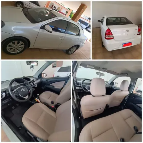 Toyota Etios sedã 2019 conservadíssimo.