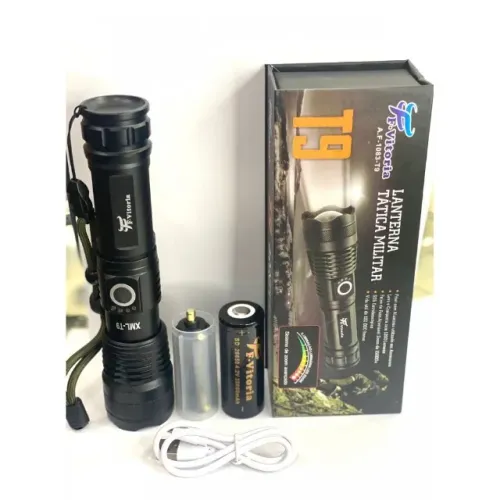 Lanterna tática militar T9 (atacado R$ 71,90) Varejo jk eletrônicos