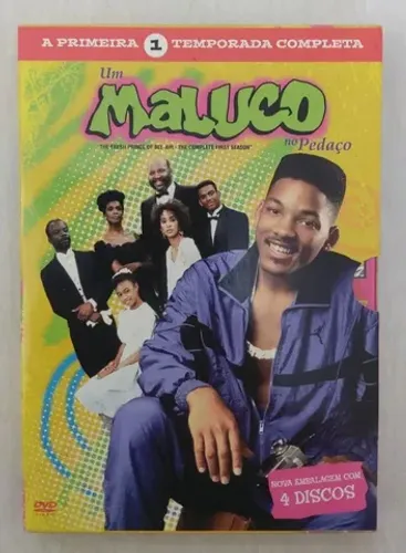 DVD ORIGINAL UM MALUCO NO PEDAÇO WILL SMITH 1a TEMP SOMENTE LEGENDAS PT-BR