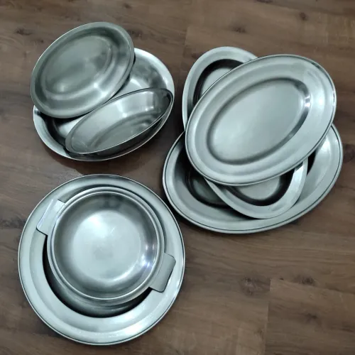 Jogo de baixelas em aço inox com 8 peças 