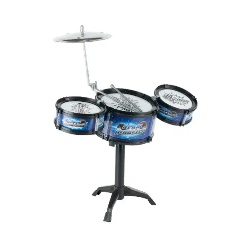 brinquedo musical bateria infantil fu19340 3 tambor alt 45cm