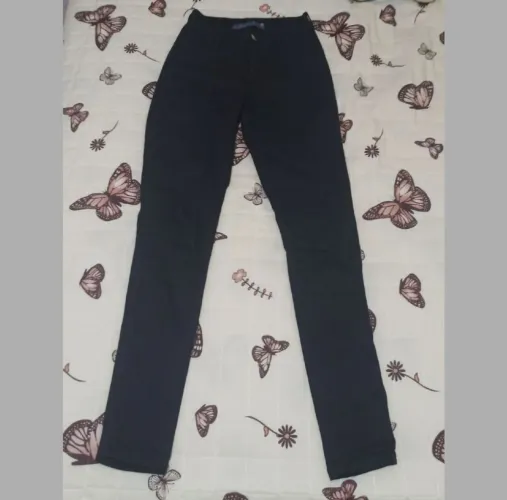 Calça Jeans Skinny Preta