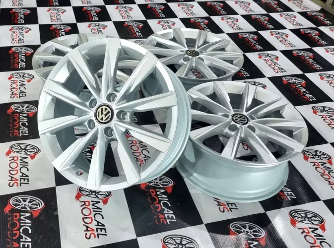 Jogo de rodas 17" tiguan 5x112 Originais Volkswagen + Pintura Nova 