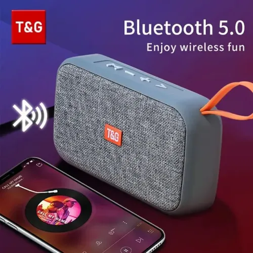 Caixa de som bluetooth portátil T&G 506