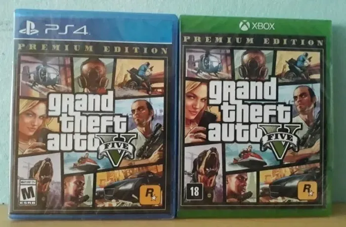 Gta 5 Premium Edition Ps4/Xbox One Físico Lacrado
