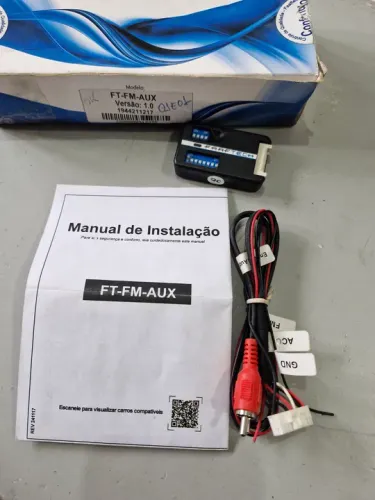 FAFTECH FT FM AUXILIAR Veículos Sem Entrada Auxiliar / Novo na caixa