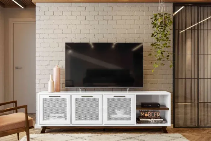 Rack Genesis 1.9 Palisandro.Branco Até 12x - Frete Grátis 